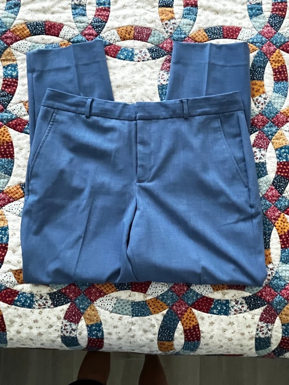 Banana Republic Ryan  Straight Blue Dress Pants 10 petite